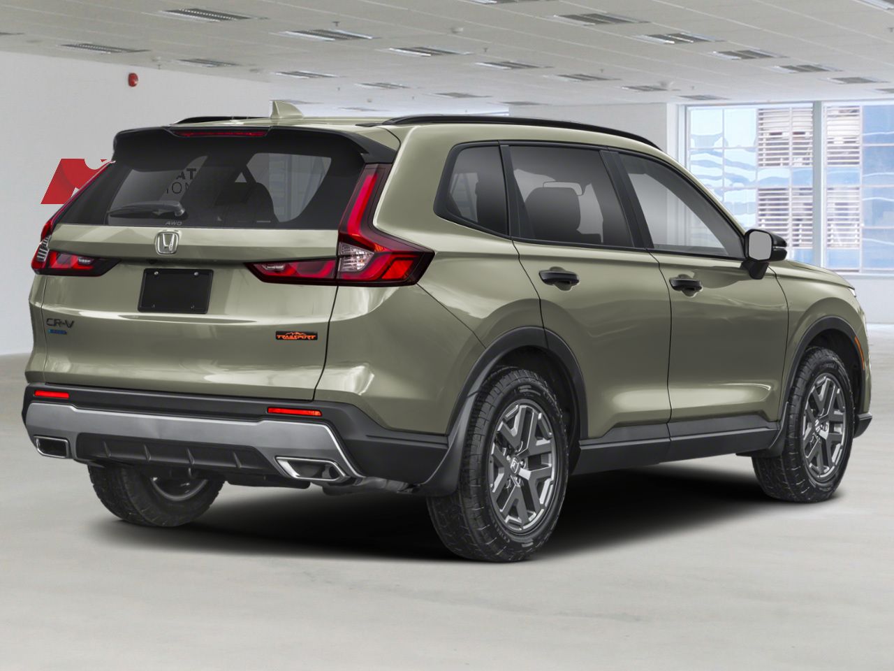 Honda CR-V hybride CR-V TRAILSPORT HYBRID 2026 Vert cendr&eacute; m&eacute;tallis&eacute; Matane - photo #2
