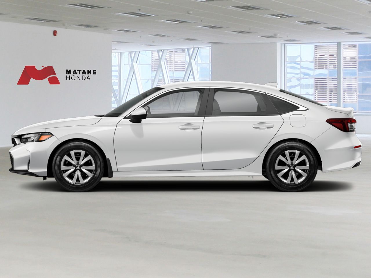 Honda Civic Berline CIVIC SDN LX 2026 Blanc platine nacr&eacute; Matane - photo #1
