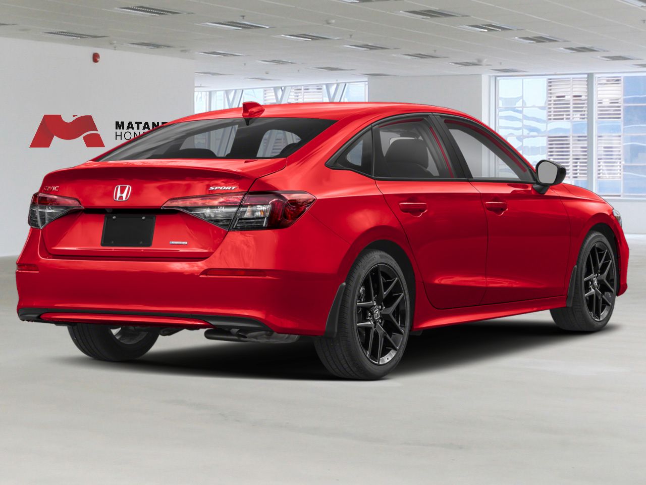 Honda Civic hybride berline CIVIC SDN SPORT HYBRID 2026 Rouge rallye Matane - photo #1