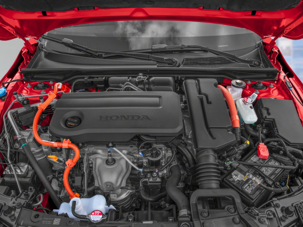 Honda Civic hybride berline CIVIC SDN SPORT HYBRID 2026 Rouge rallye Matane - photo #5