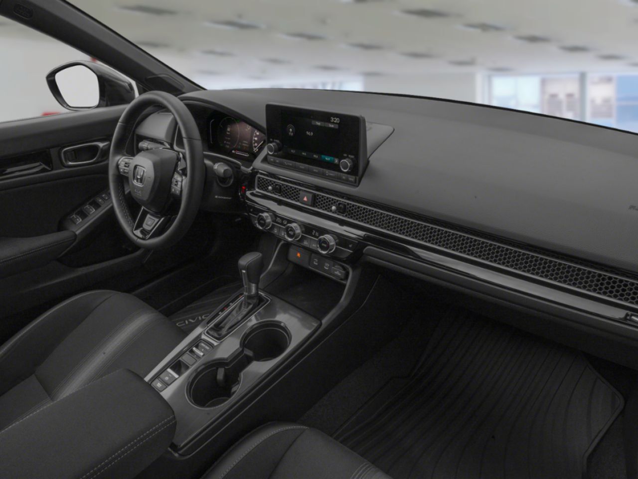 Honda Civic hybride berline CIVIC SDN SPORT HYBRID 2026 Rouge rallye Matane - photo #11