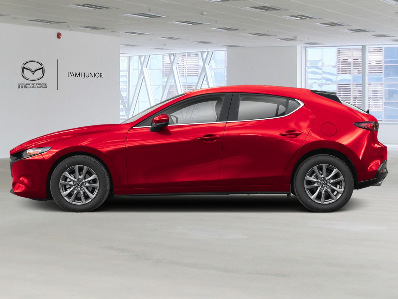 Mazda Mazda3 Sport NIV JM1BPBLL9T1871564 2026 Rouge vibrant cristal m&eacute;tallis&eacute; Chicoutimi - photo #1