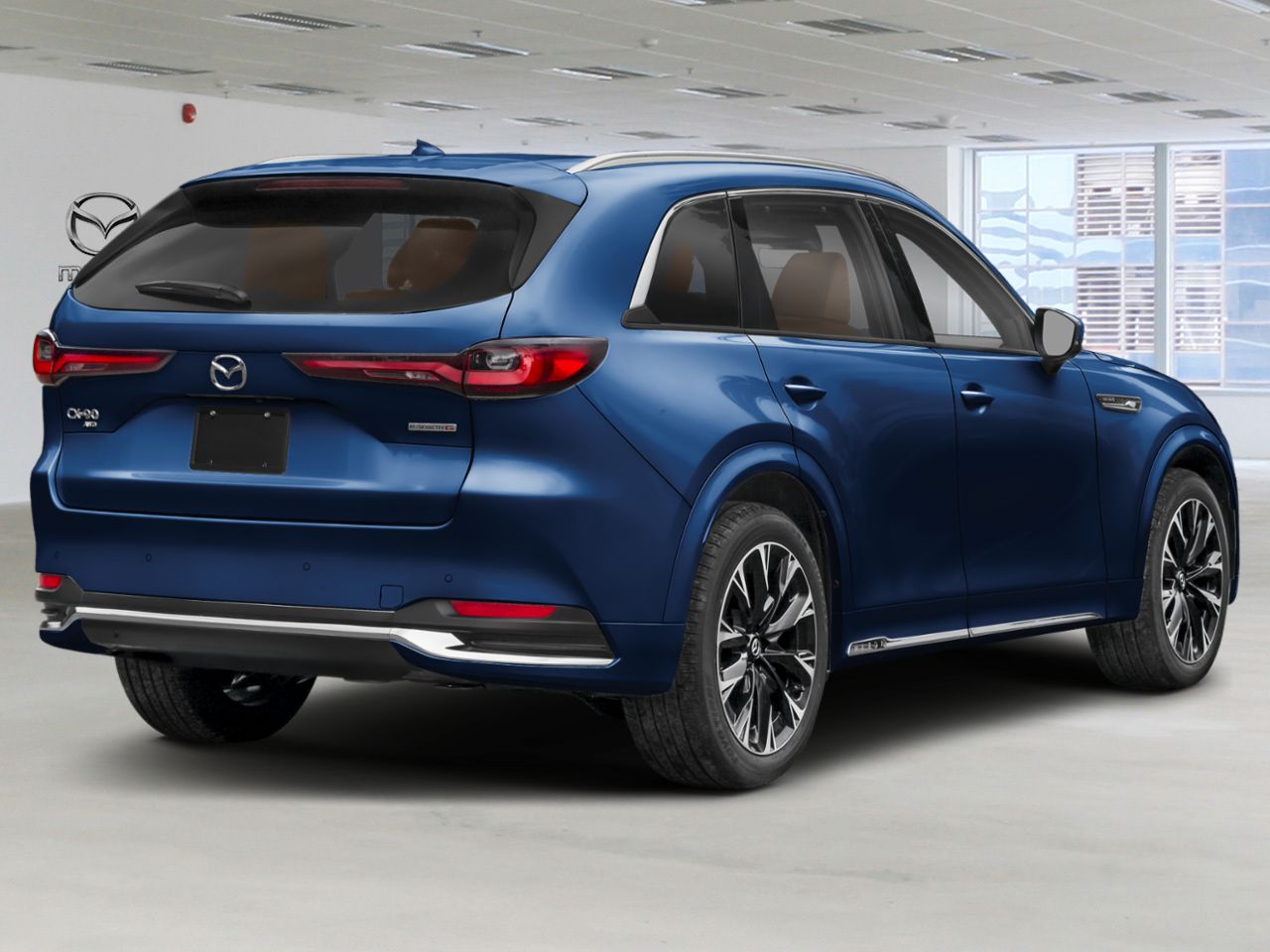 Mazda CX-90 hybride l&eacute;ger NIV JM3KKEHC3T1385834 2026 Bleu cristal fonc&eacute; mica Chicoutimi - photo #2