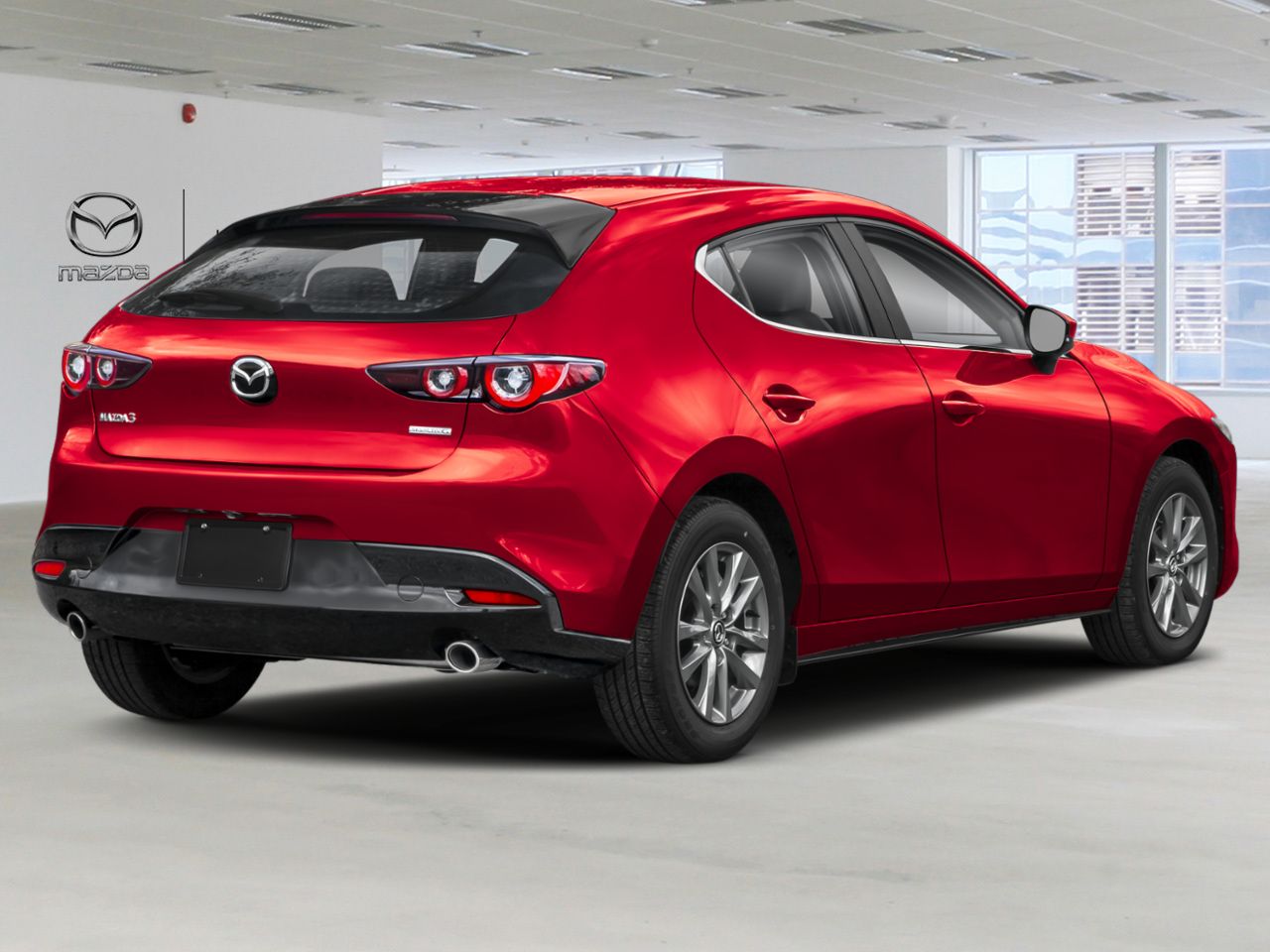 Mazda Mazda3 Sport NIV JM1BPBLL9T1871564 2026 Rouge vibrant cristal m&eacute;tallis&eacute; Chicoutimi - photo #2