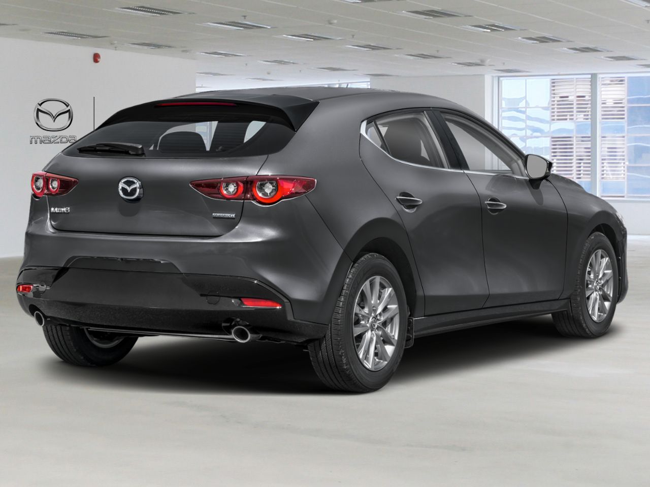 Mazda Mazda3 Sport NIV JM1BPAKL6T1871386 2026 Gris m&eacute;canique m&eacute;tallis&eacute; Chicoutimi - photo #1