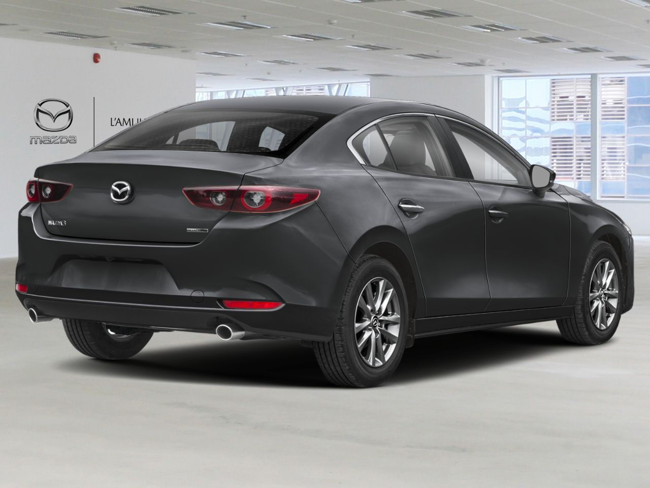 2025 Mazda Mazda3 VIN JM1BPBCM9S1788398 Machine Grey Metallic Chicoutimi - photo #1