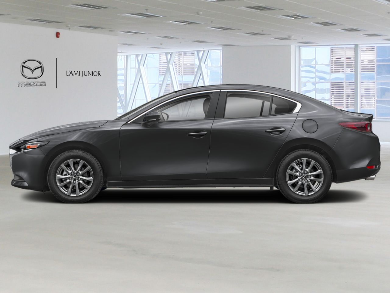 2025 Mazda Mazda3 VIN JM1BPBCM9S1788398 Machine Grey Metallic Chicoutimi - photo #2