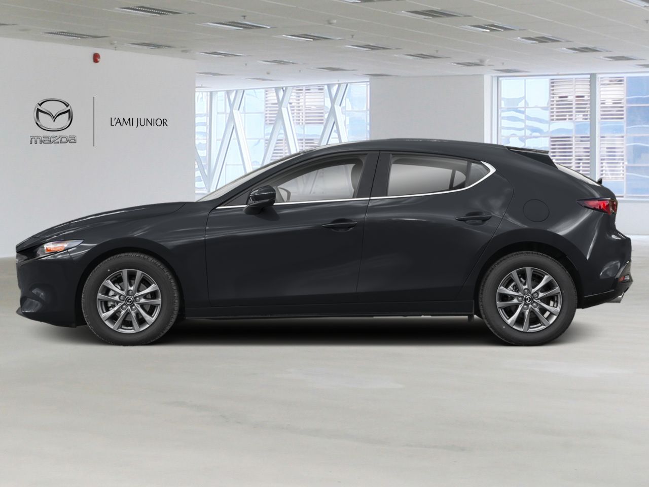 Mazda Mazda3 Sport NIV JM1BPBLM5S1794960 2025 Noir de jais mica Chicoutimi - photo #1