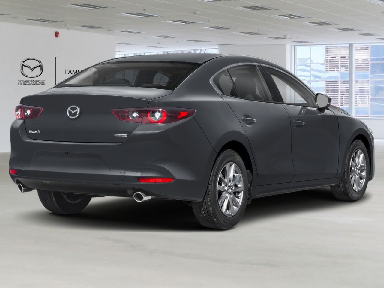 2025 Mazda Mazda3 VIN JM1BPABM4S1798607 Jet Black Mica Chicoutimi - photo #2