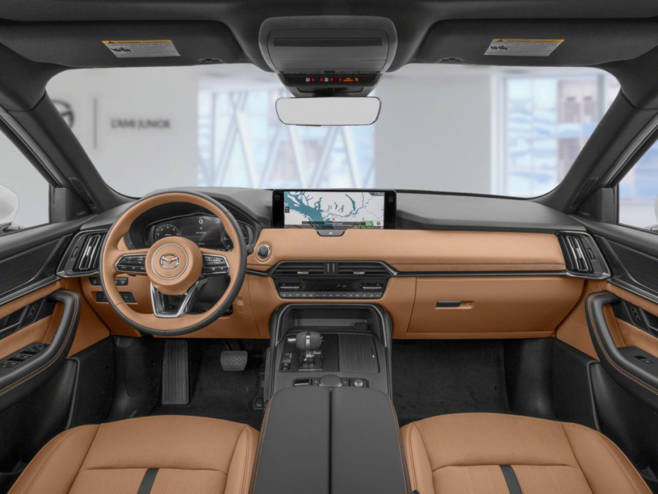 Mazda CX-90 hybride l&eacute;ger NIV JM3KKEHC2T1372394 2026 Noir de jais mica Chicoutimi - photo #12