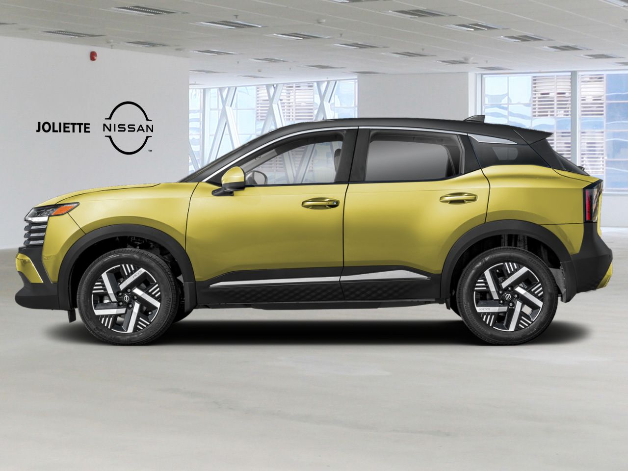 NISSAN Kicks 2026 Jaune yuzu m&eacute;tallis&eacute;/Noir intense Joliette - photo #2