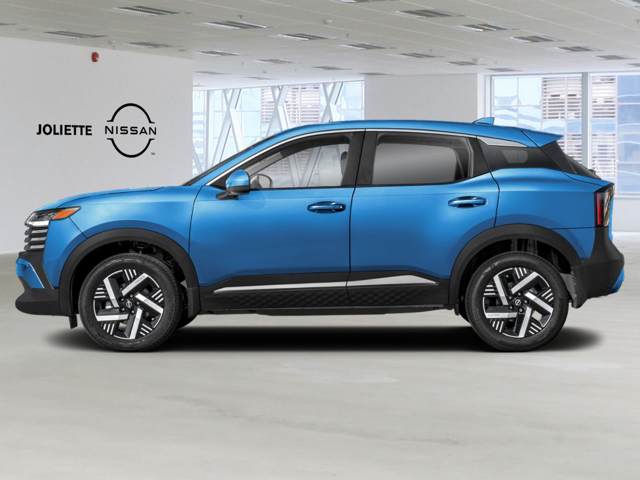 2026 NISSAN Kicks Artic Ice Blue Metallic/Super Black Joliette - photo #4