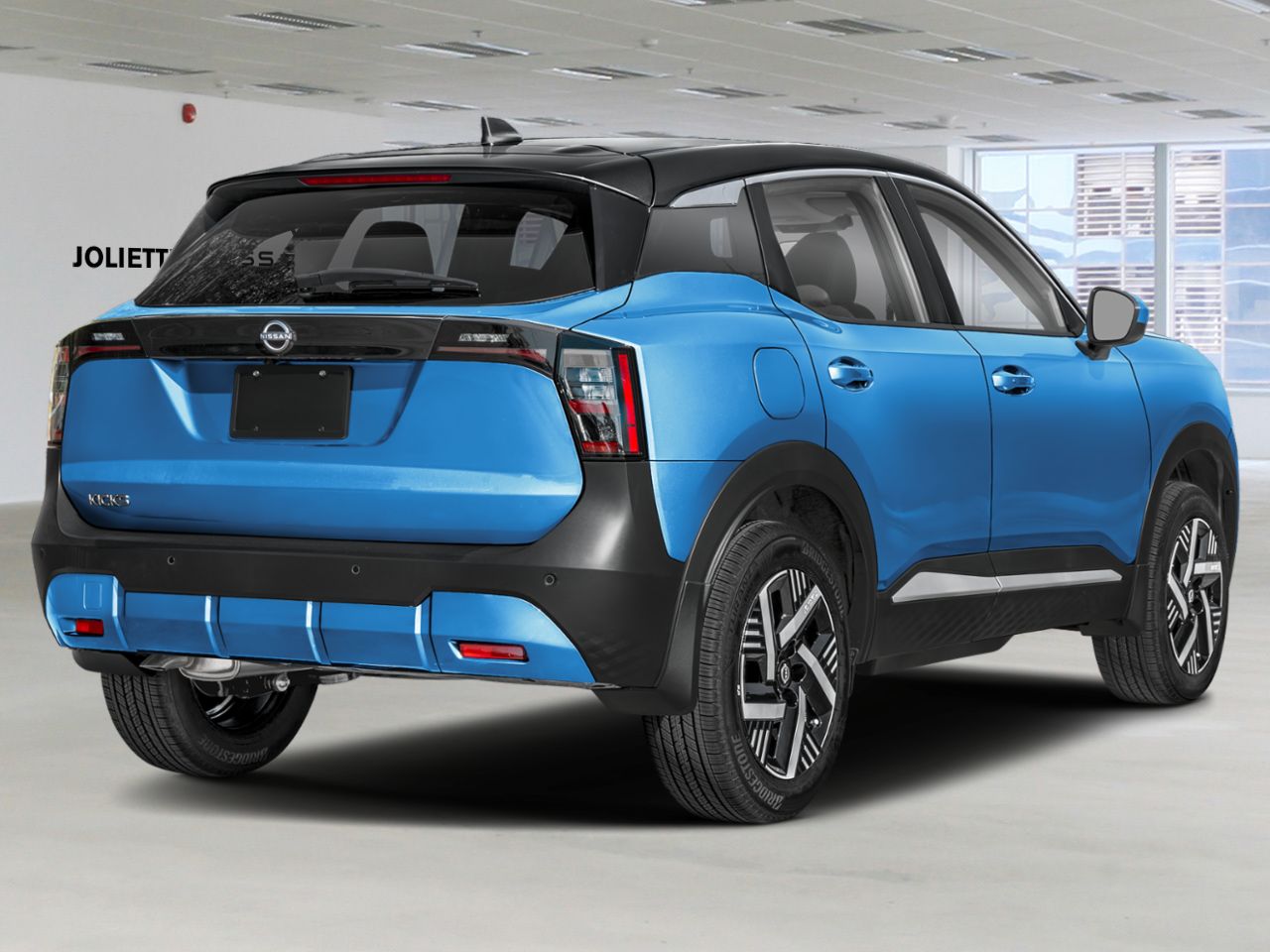 2026 NISSAN Kicks Artic Ice Blue Metallic/Super Black Joliette - photo #1