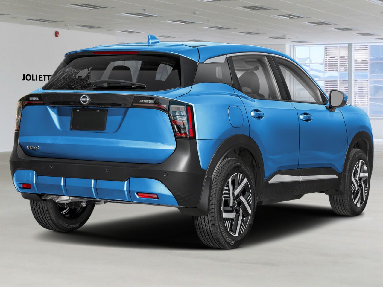 2026 NISSAN Kicks Artic Ice Blue Metallic/Super Black Joliette - photo #2