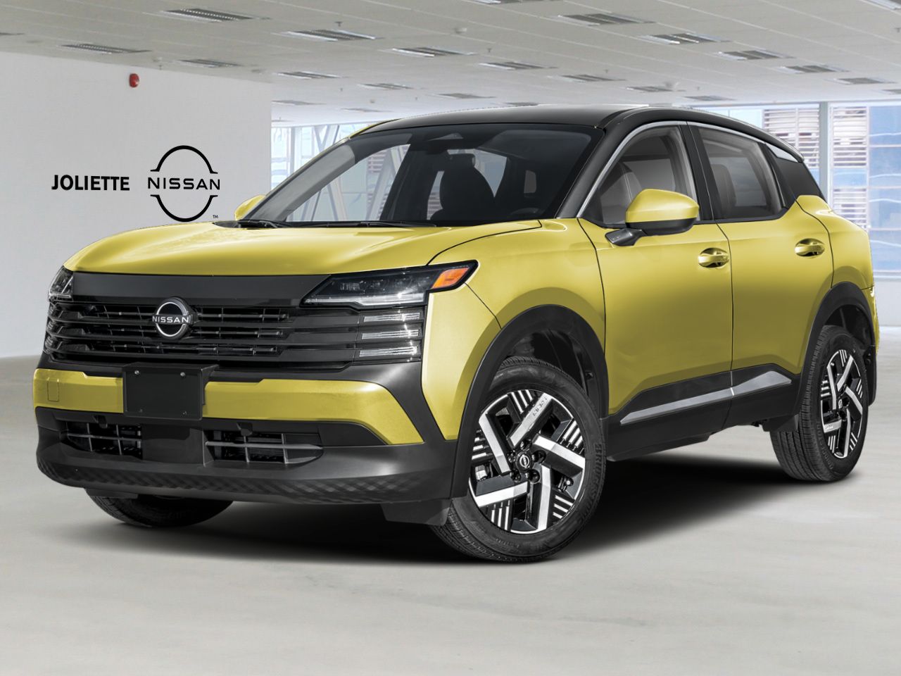 NISSAN Kicks 2026 Jaune yuzu m&eacute;tallis&eacute;/Noir intense Joliette - photo #0