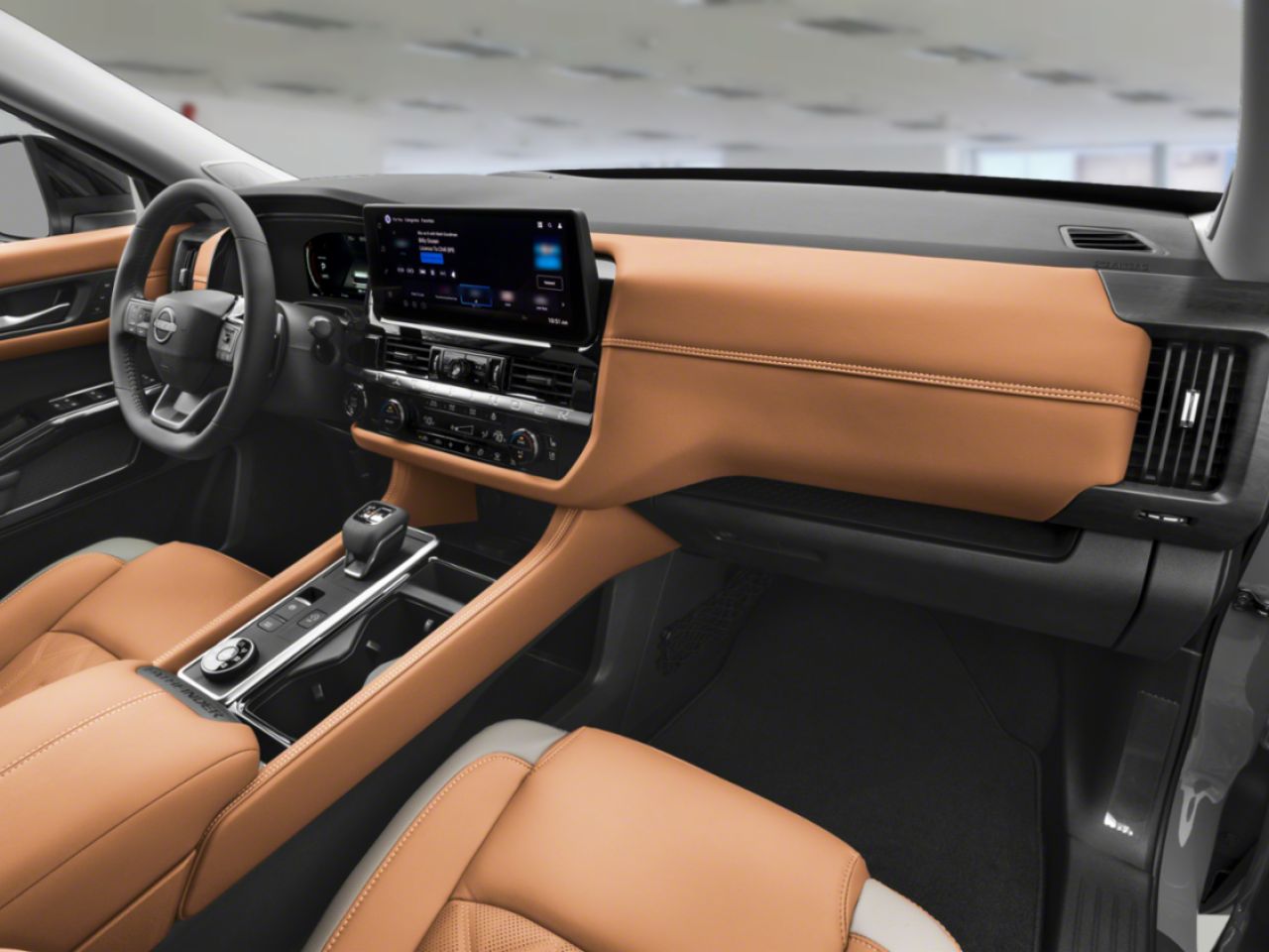 2026 NISSAN Pathfinder Everest While Pearl Tricoat/Super Black Joliette - photo #11