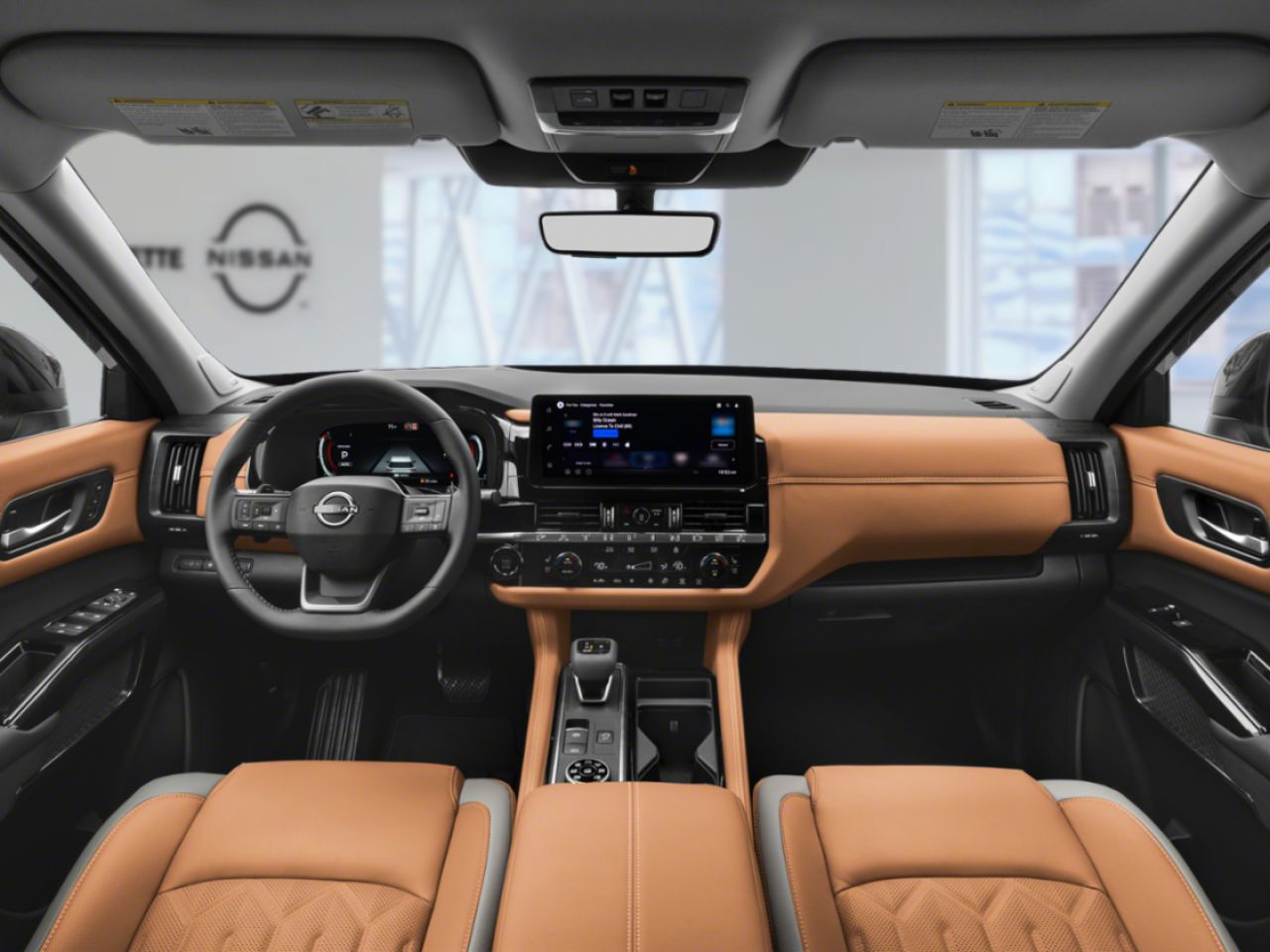 2026 NISSAN Pathfinder Everest While Pearl Tricoat/Super Black Joliette - photo #6