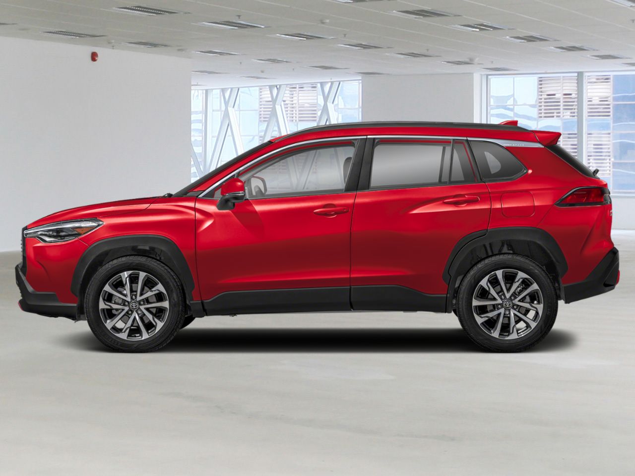 TOYOTA COROLLA CROSS XLE AWD 2023 Rouge Gatineau - photo #3