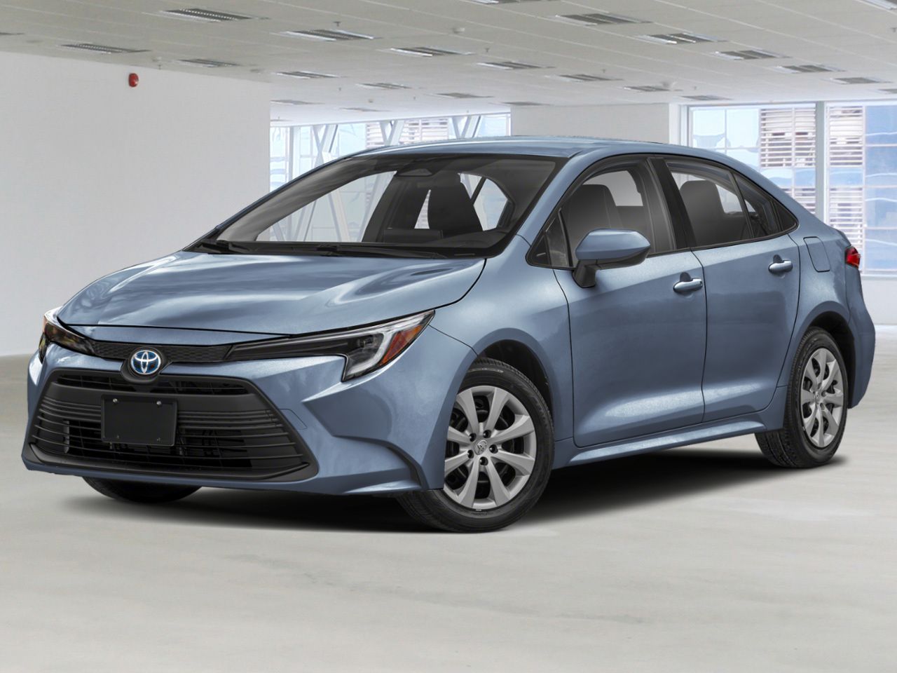 Silver 2023 Toyota Corolla Hybrid LE FWD Sedan Front-Wheel Drive Continuously Variable Transmission