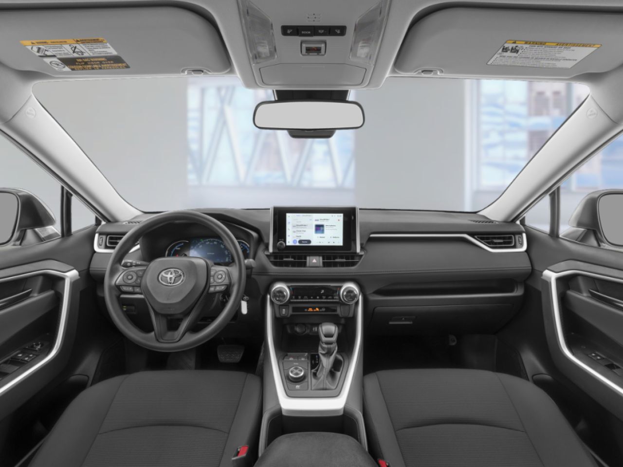 2023 TOYOTA RAV4 HYBRID LE AWD White Gatineau - photo #3