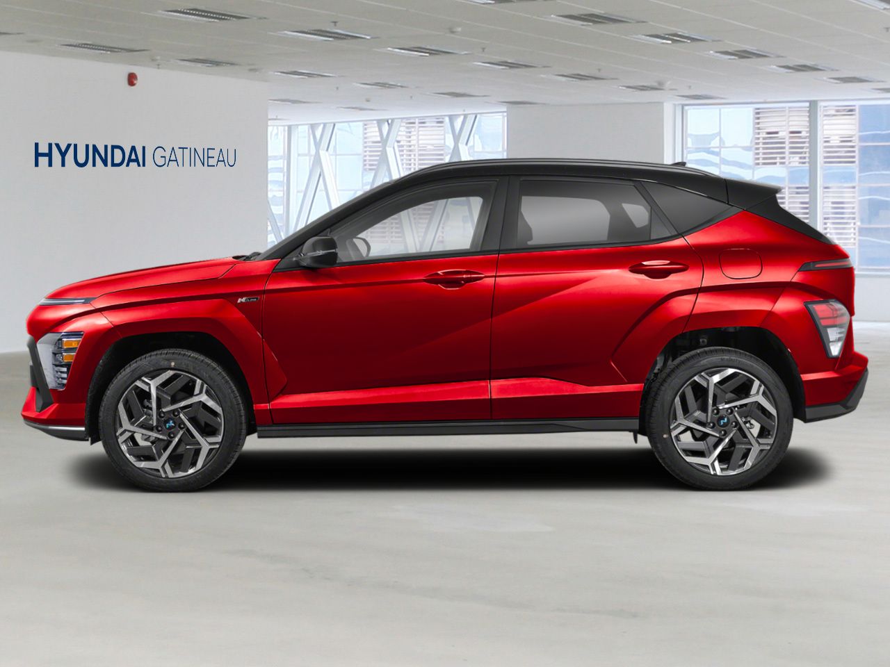 HYUNDAI Kona 2026 Rouge ultime avec toit Noir abyssal Gatineau - photo #1