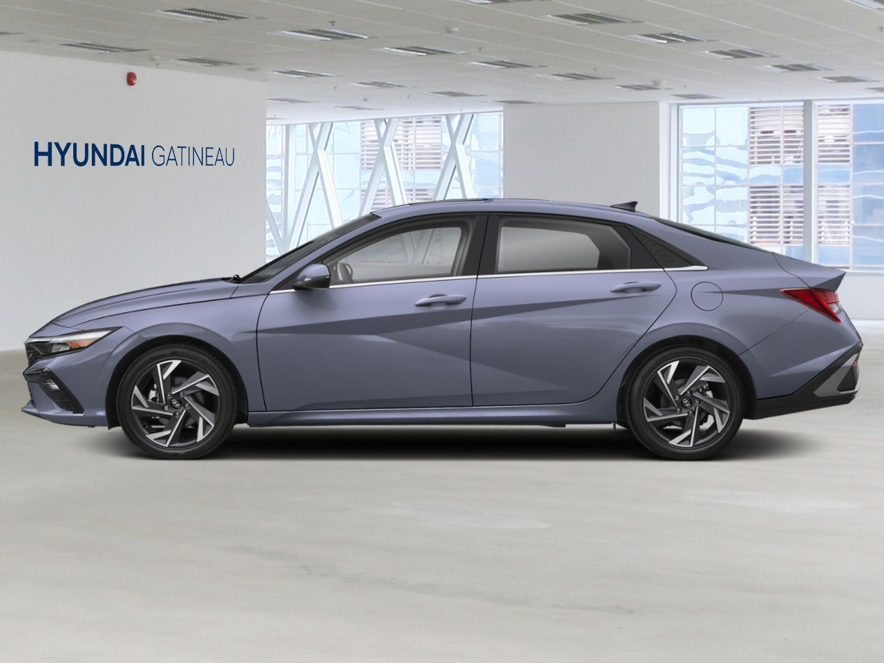 Blue 2026 Hyundai Elantra Hybrid Sedan Automatic