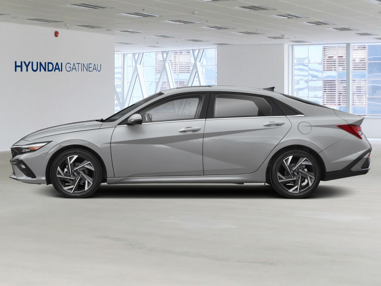 Gray 2026 Hyundai Elantra Hybrid Sedan Automatic