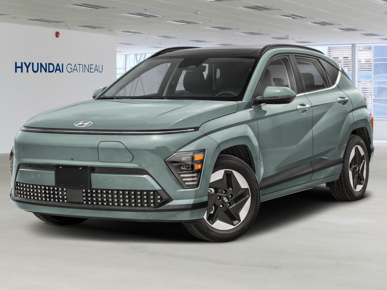 Hyundai Kona &eacute;lectrique 2026 Vert mirage Gatineau - photo #0