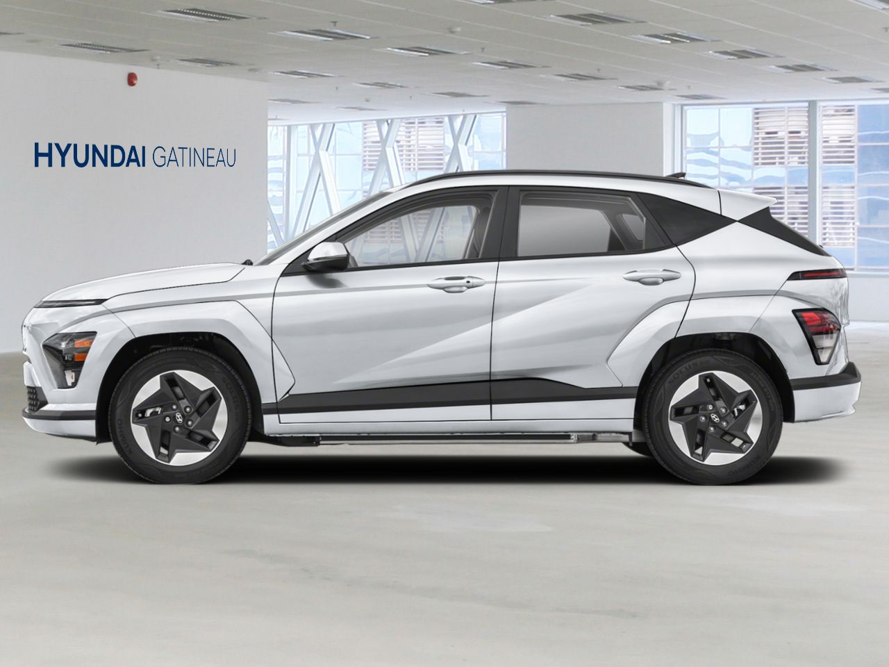 White 2026 Hyundai Kona Electric SUV / Crossover Continuously Variable Transmission