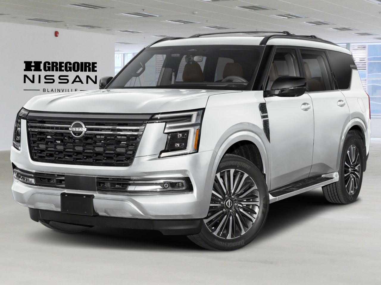 Nissan Armada 2026 Blanc d'Aspen triple couche Blainville - photo #0