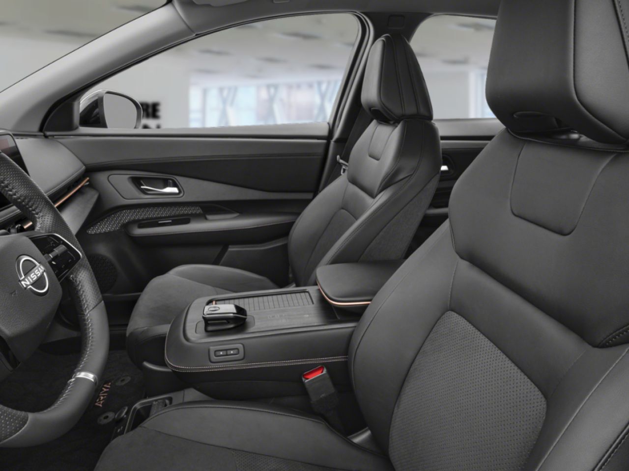 Nissan ARIYA 2026 Blanc Everest nacr&eacute; triple couche/Diamant noir nacr&eacute; Blainville - photo #11
