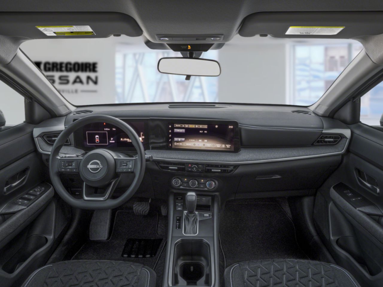 2026 Nissan Kicks Aspen White TriCoat/Super Black Blainville - photo #7