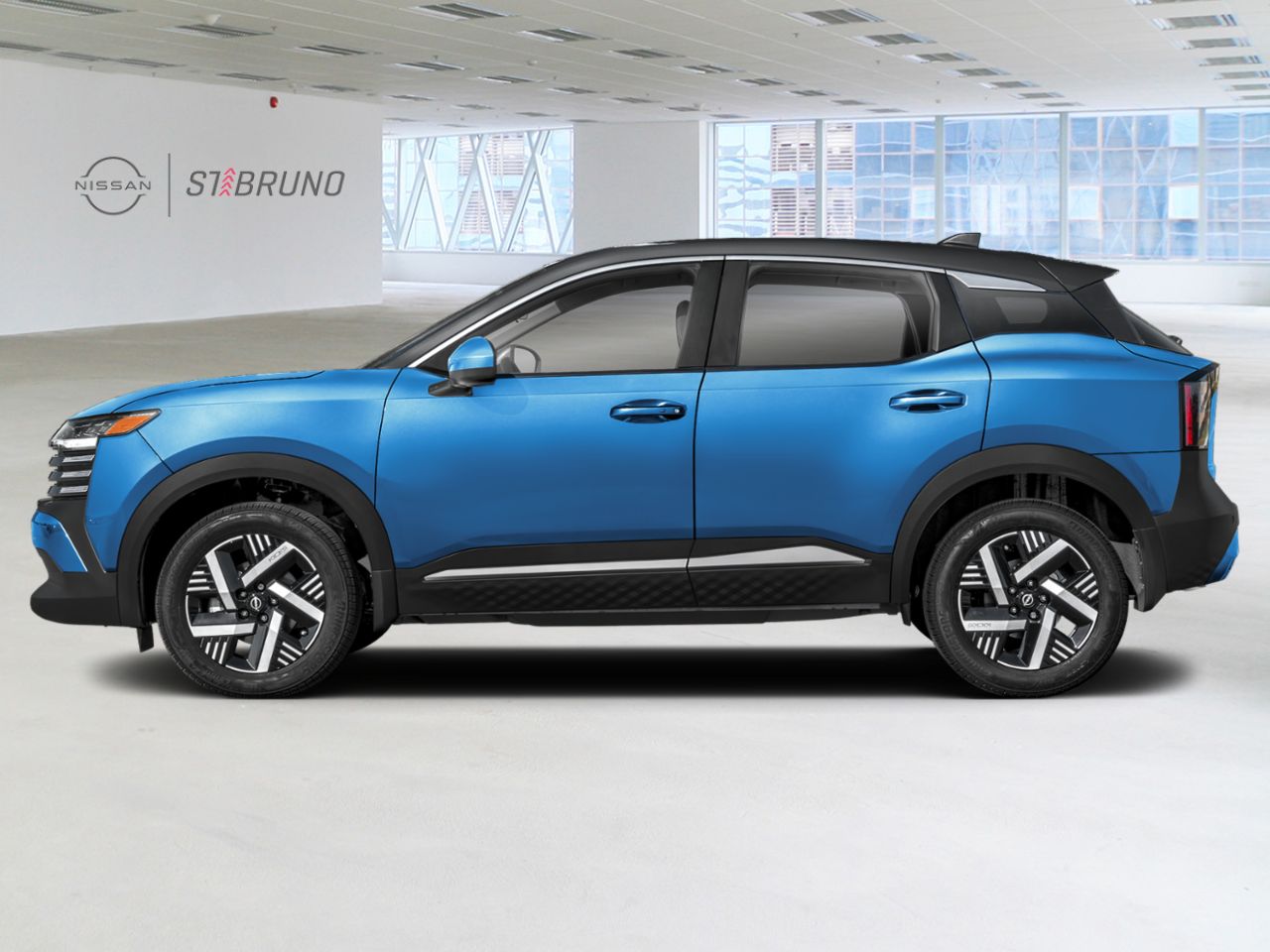 2026 Nissan Kicks Artic Ice Blue Metallic/Super Black Saint-Basile-le-Grand - photo #4