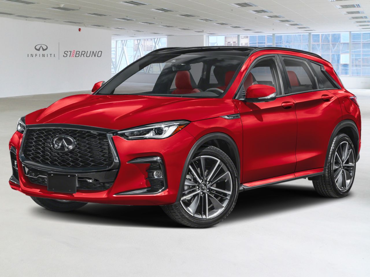 INFINITI QX50 2025 Triple couche vernie pierre de soleil rouge dynamique m&eacute;tallis&eacute;  - photo #0