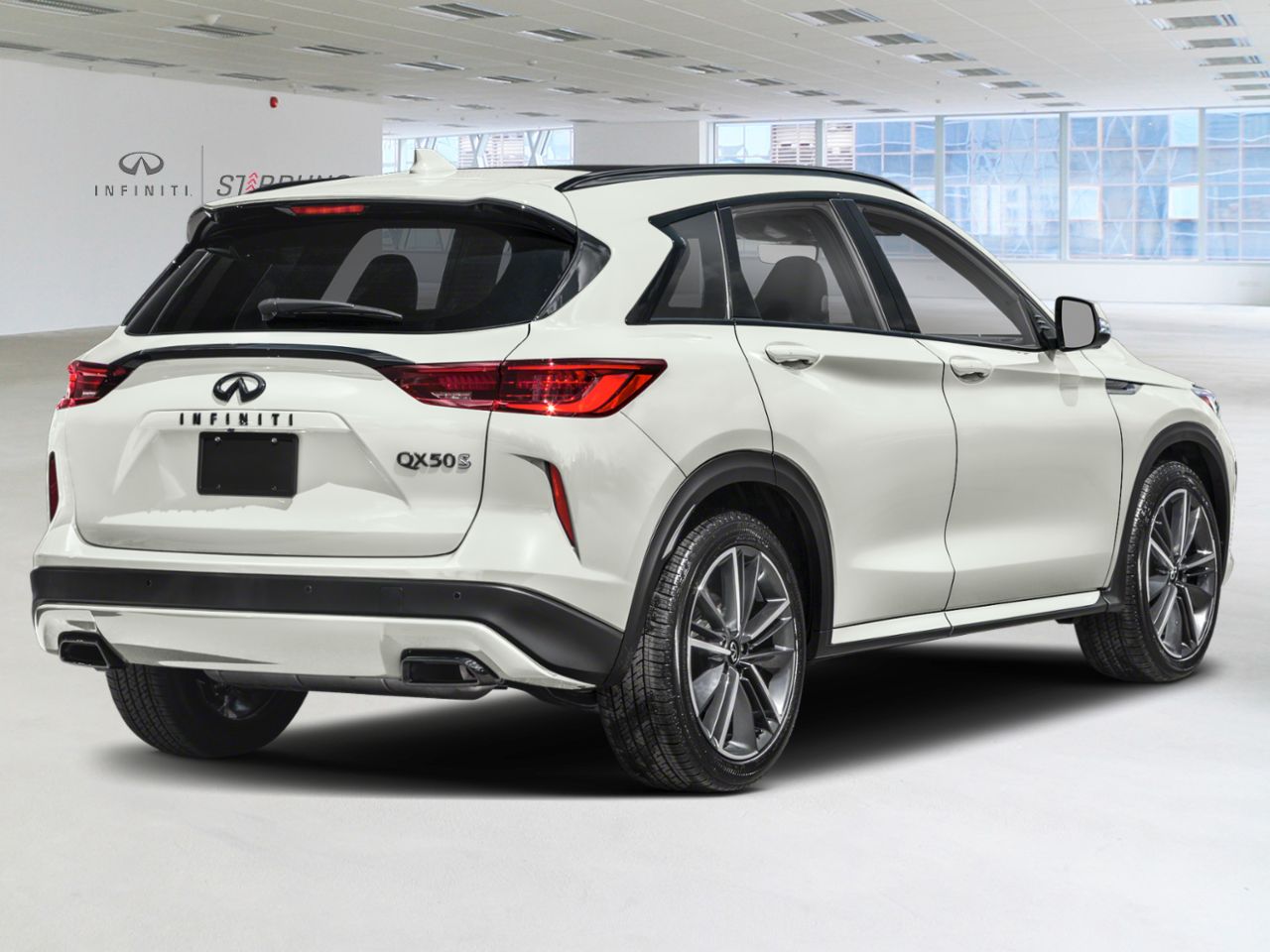 INFINITI QX50 2025 Teinte Blanc radiant nacré Saint-Basile-le-Grand - photo #2