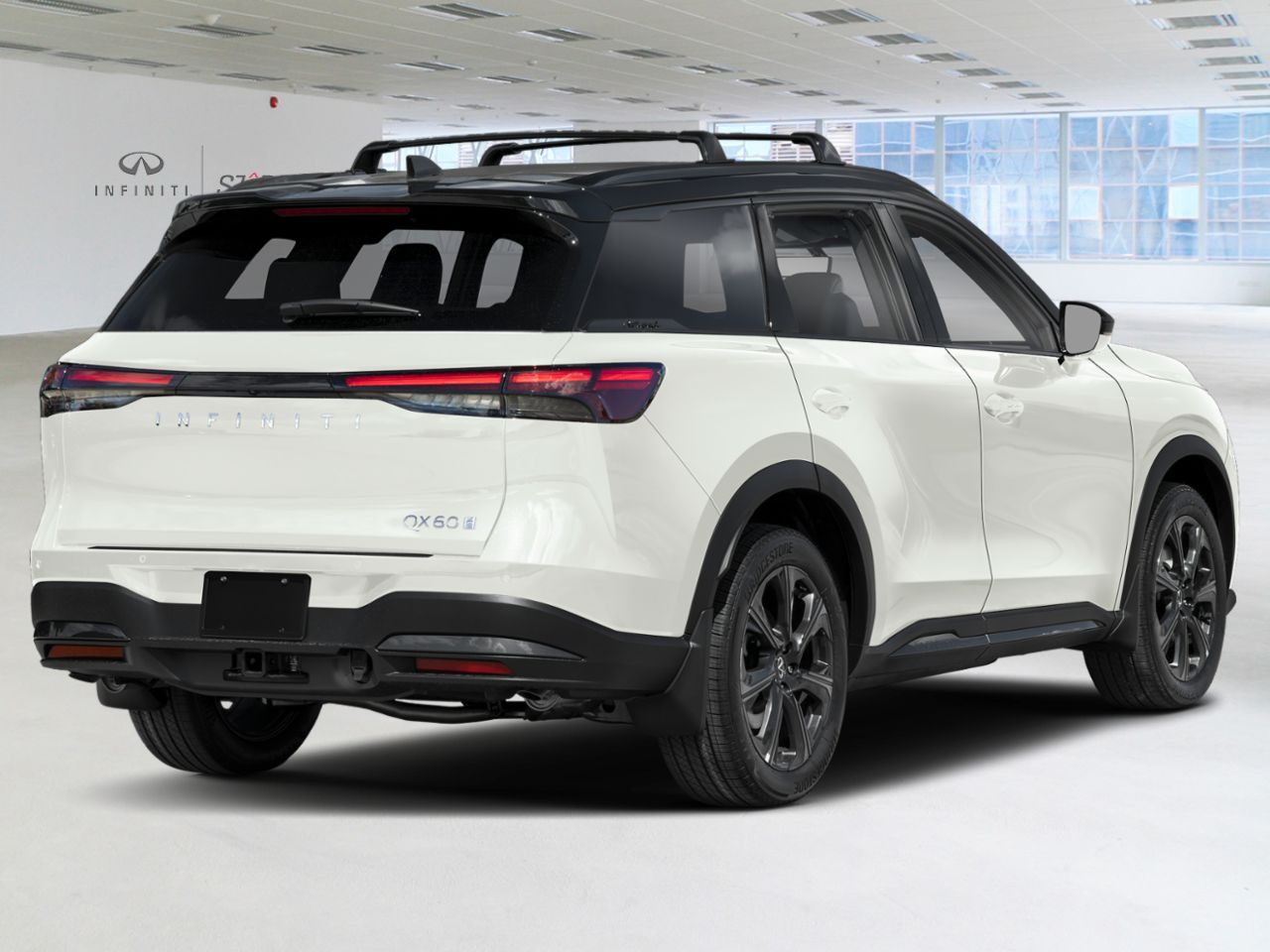 INFINITI QX60 2026 Blanc brillant/Noir obsidienne deux tons Saint-Basile-le-Grand - photo #1