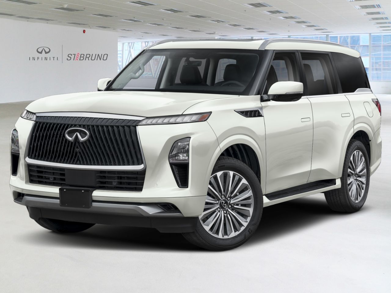 2026 INFINITI QX80 Radiant White TriCoat Pearl Saint-Basile-le-Grand - photo #0