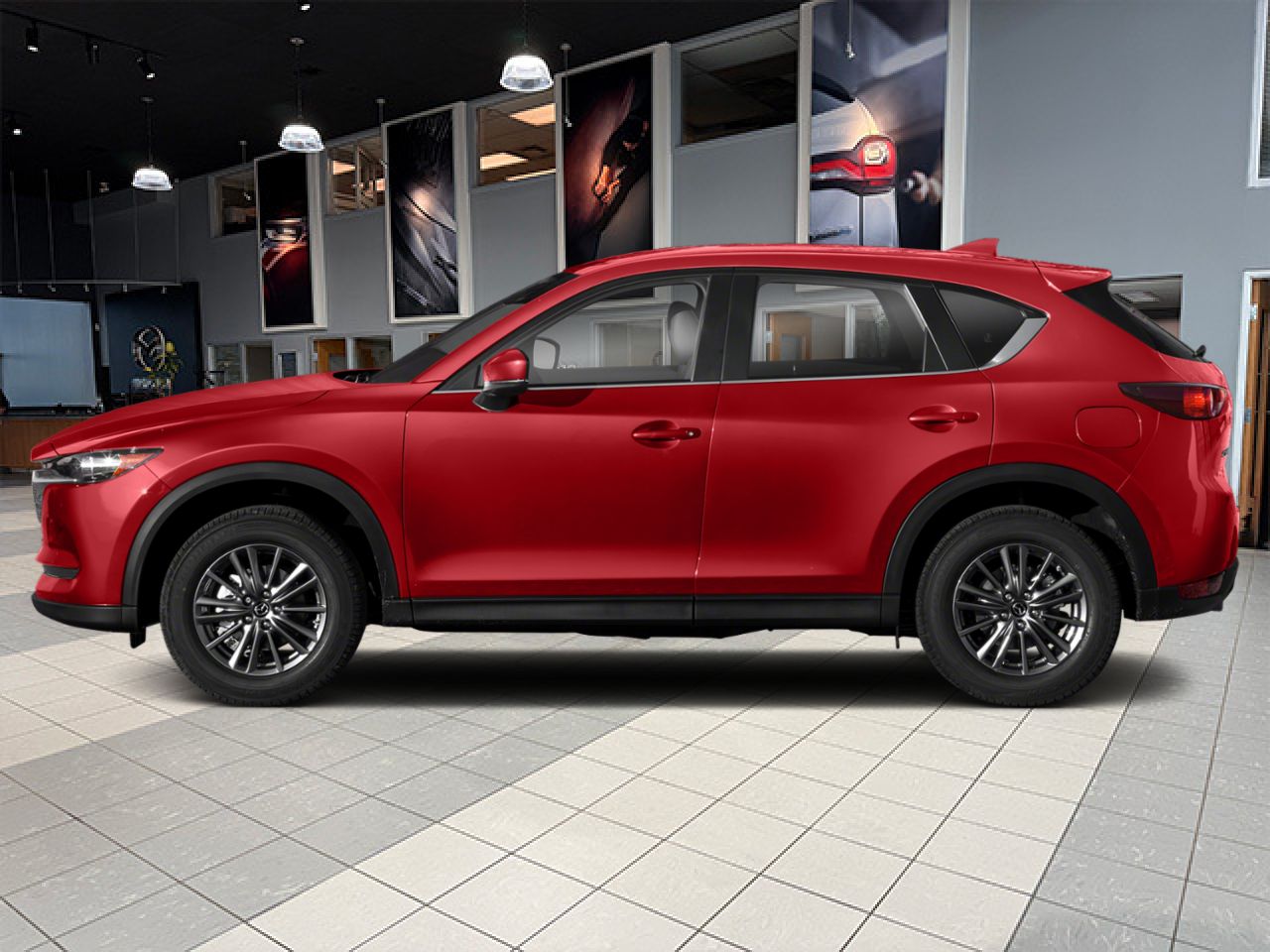 2019 MAZDA CX-5 Soul Red Crystal Metallic Notre-Dame-des-Prairies - photo #2