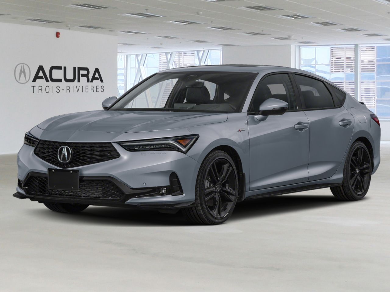 Gray (GRIS URBAIN NACRÉ(NH-912PX)-ROUGE) 2026 Acura Integra FWD with Elite and A-SPEC Package Sedan Continuously Variable Transmission