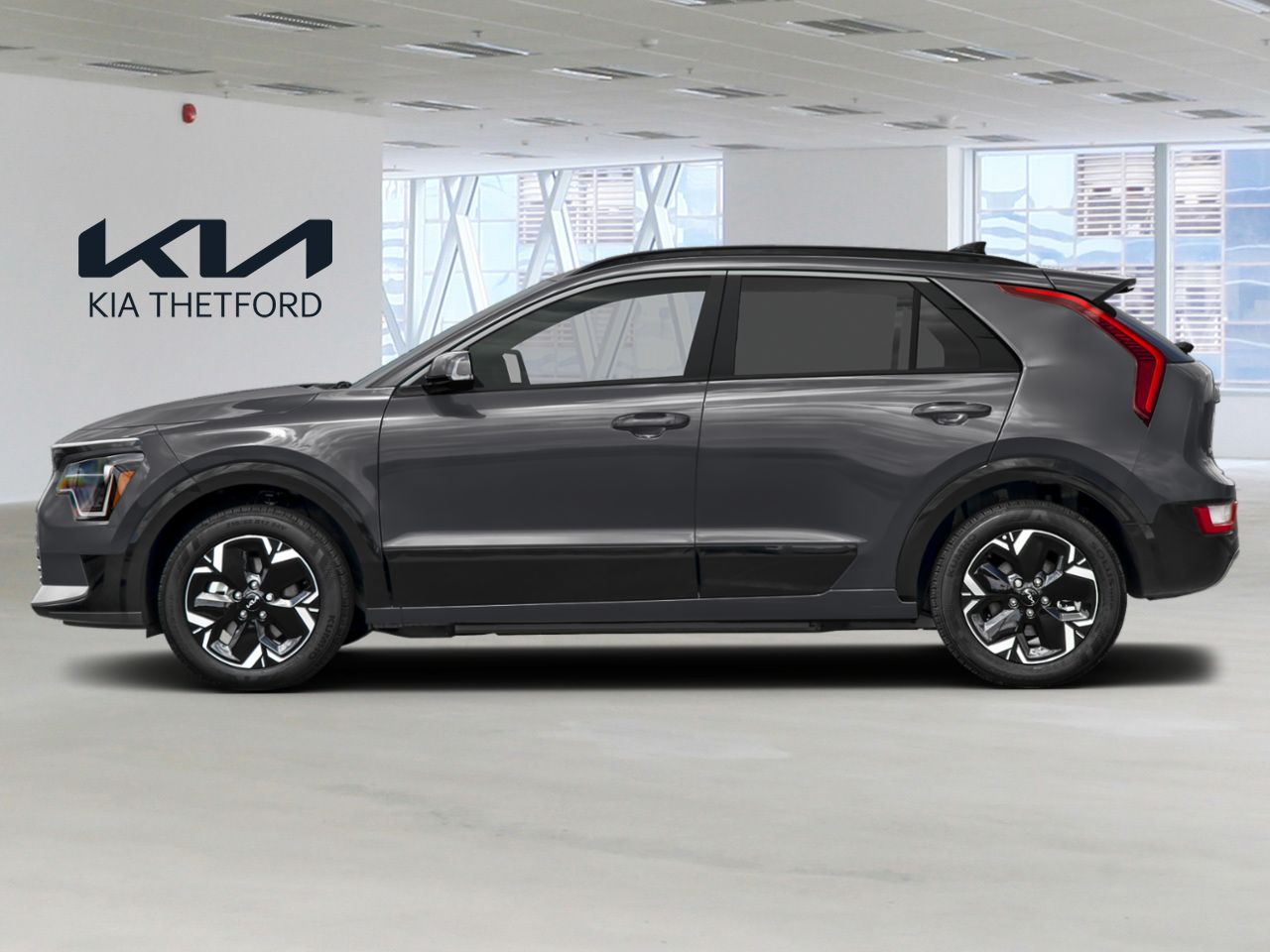 Kia Niro &eacute;lectrique 2026 Gris interstellaire Thetford Mines - photo #1