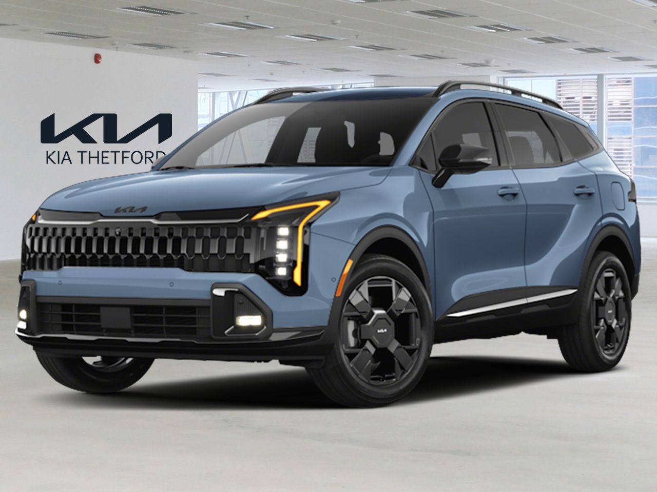 KIA SPORTAGE X-LINE LIMITED INT. NOIR 2026 Bleu Thetford Mines - photo #0