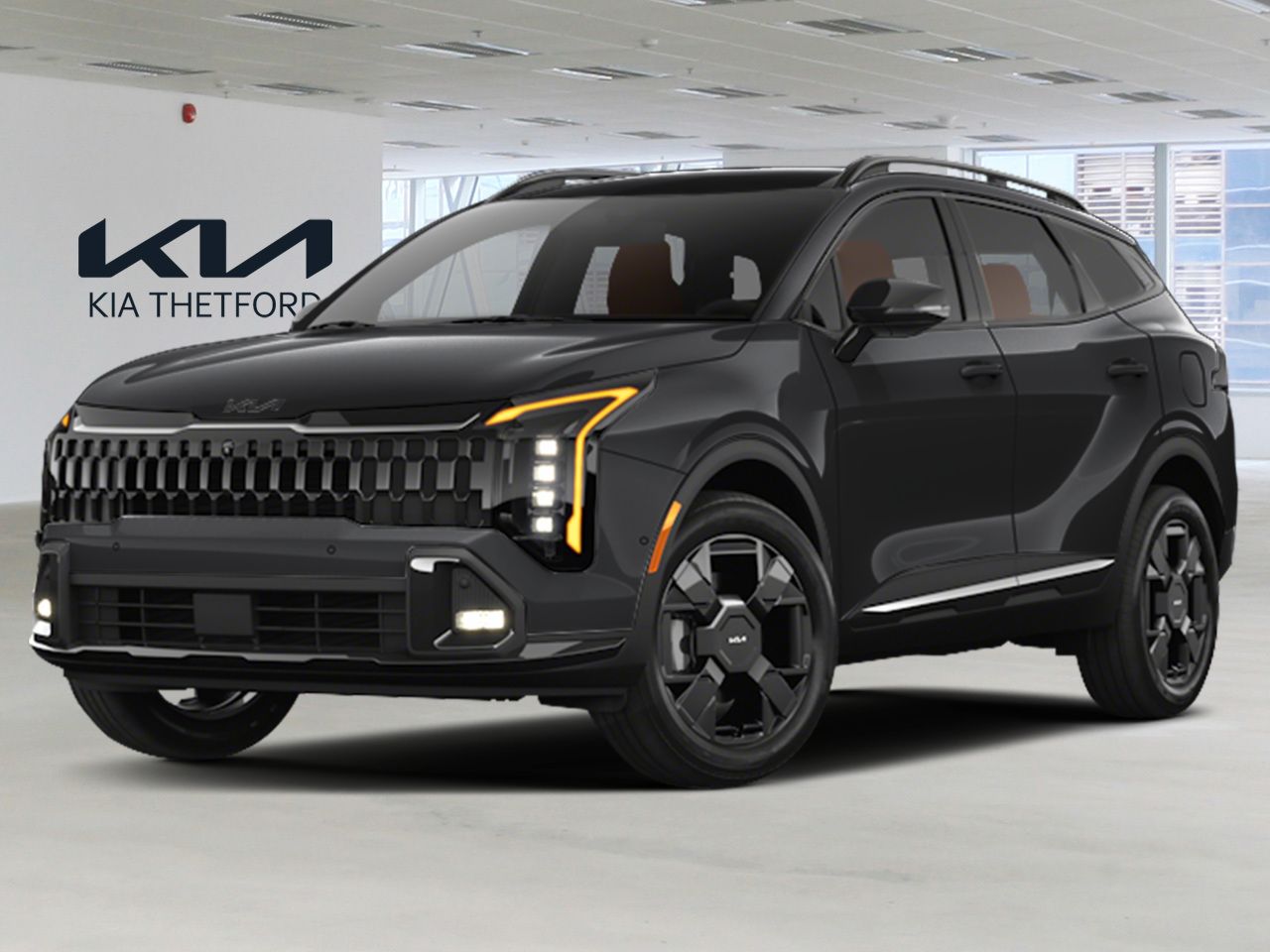 KIA SPORTAGE X-LINE LIMITED INT. BRUN 2026 Noir Thetford Mines - photo #0