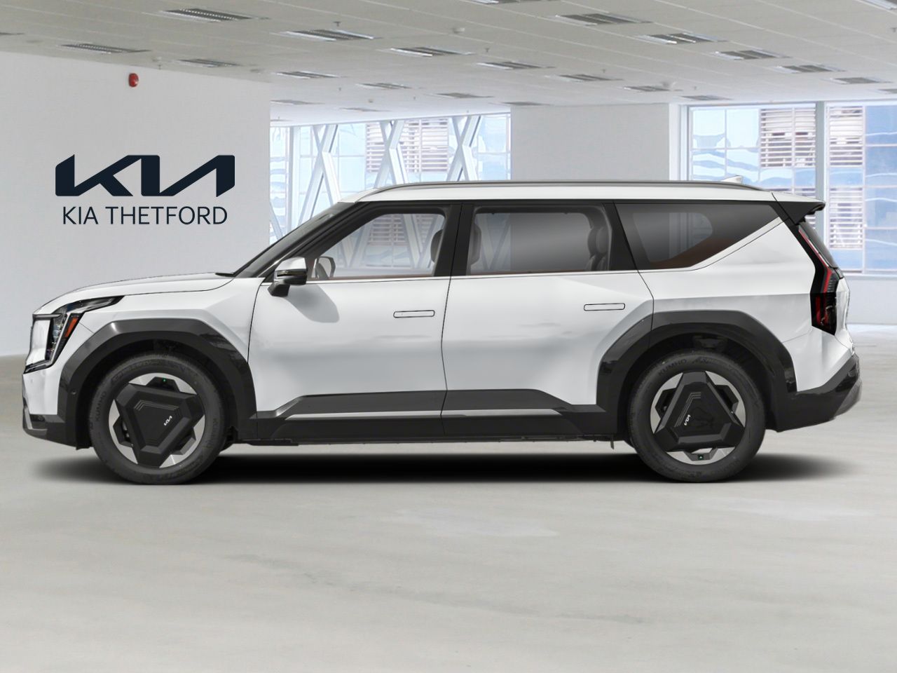 2026 KIA EV9 LAND GROUPE PLUS White Thetford Mines - photo #2