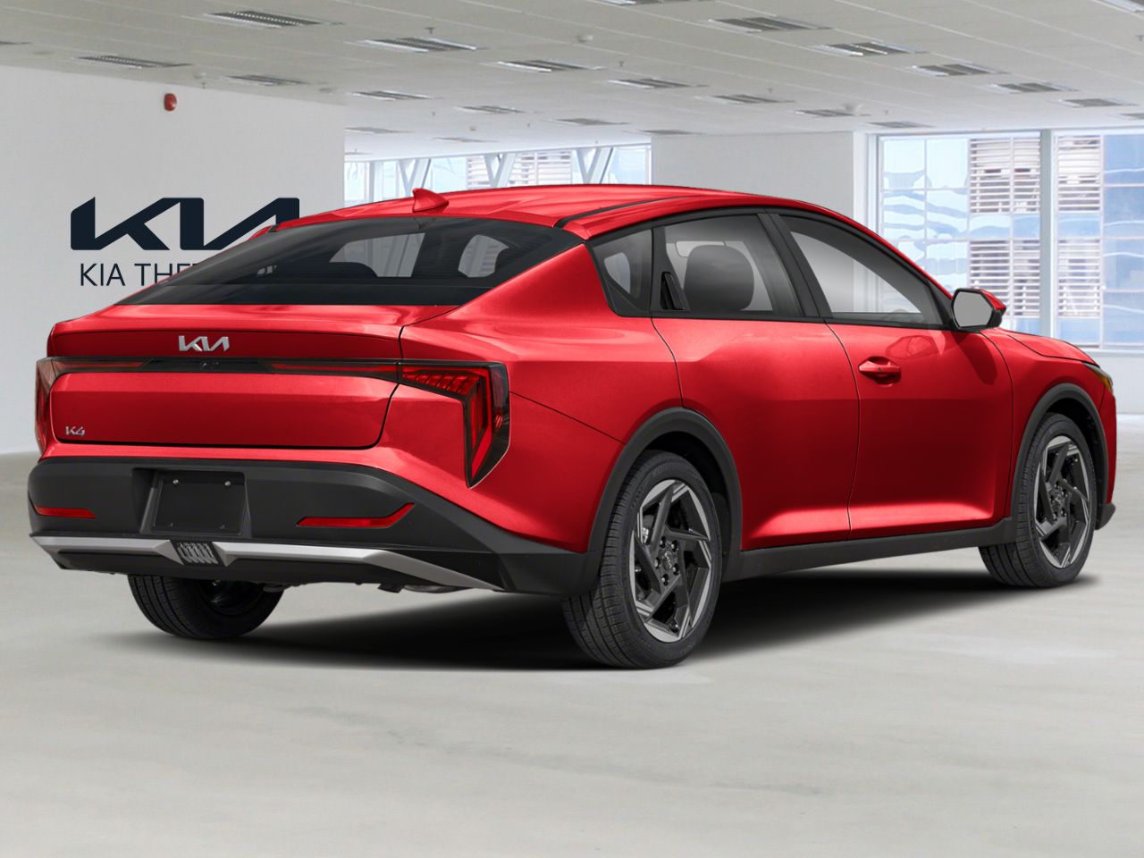 2026 Kia K4 Radiant Red Thetford Mines - photo #2