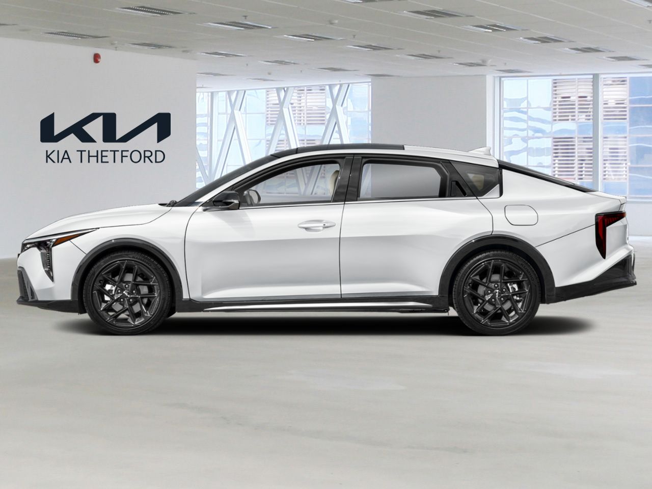 Kia K4 2026 Blanc neige nacr&eacute; Thetford Mines - photo #1