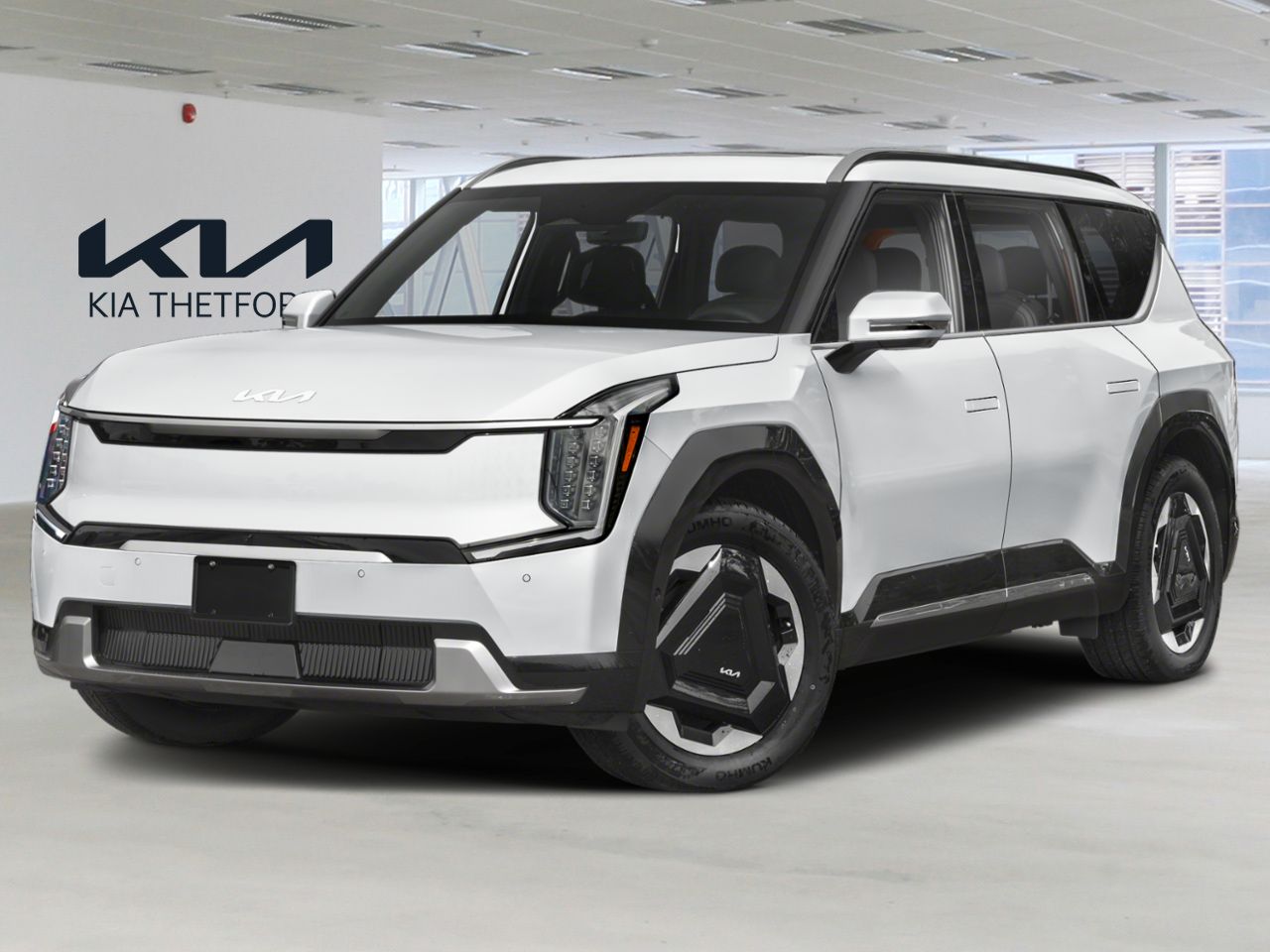 2026 KIA EV9 LAND GROUPE PLUS White Thetford Mines - photo #0