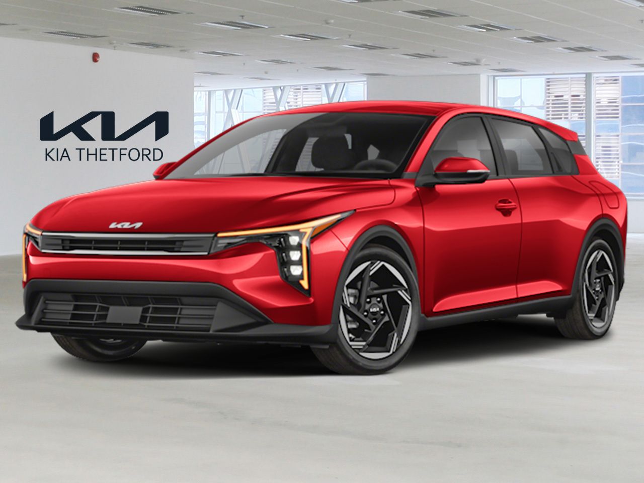 2026 Kia K4 &agrave; hayon Red Thetford Mines - photo #0