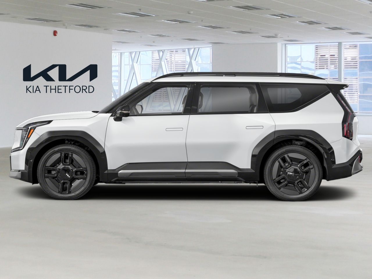 Kia EV9 2026 Blanc neige nacr&eacute; Thetford Mines - photo #2