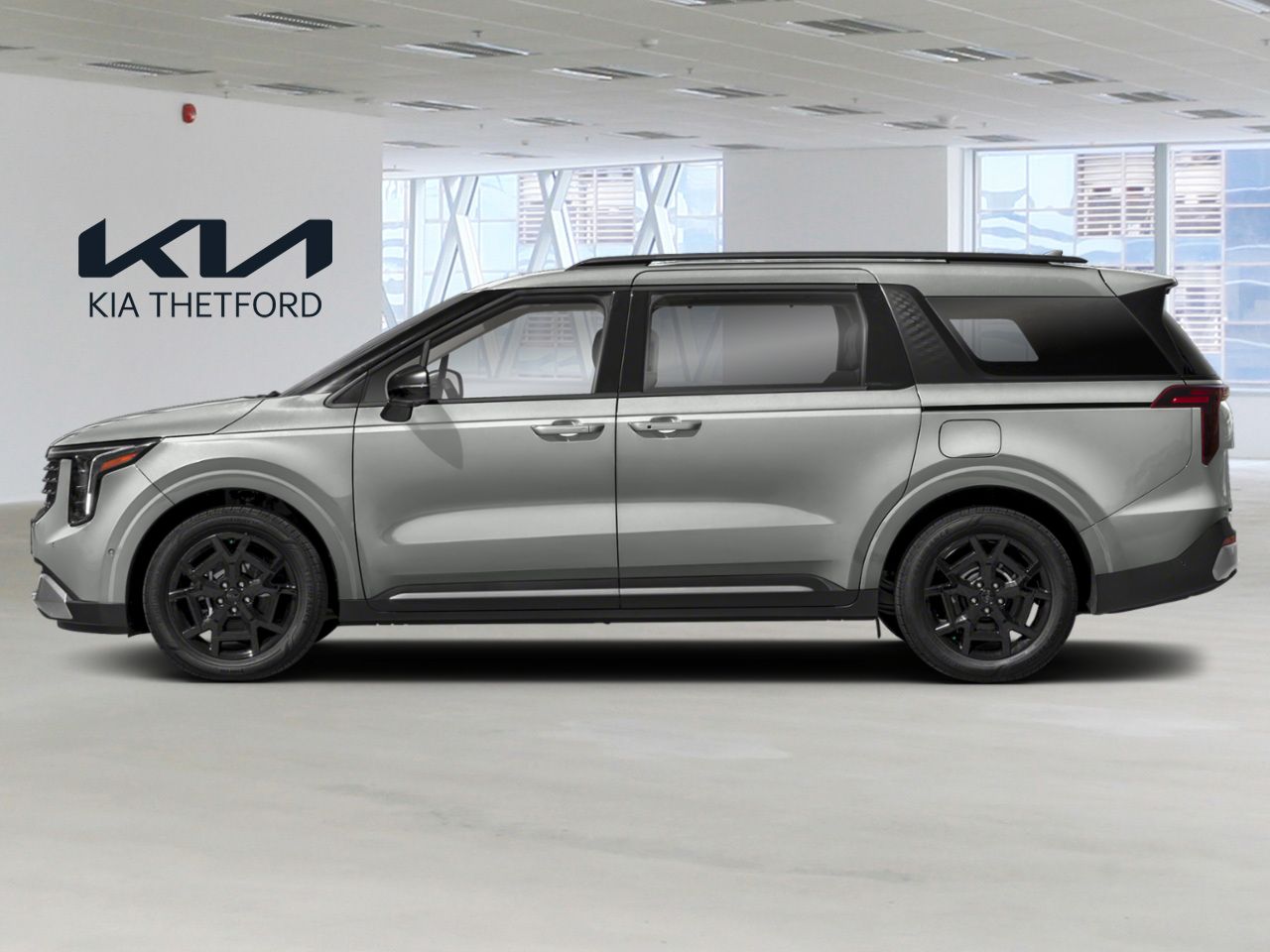 2026 Kia Carnival Hybrid Ceramic Silver Thetford Mines - photo #1
