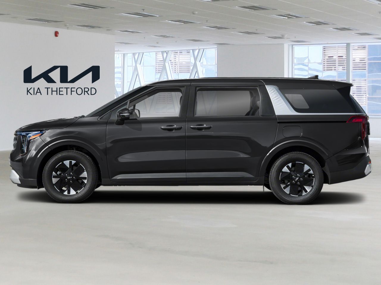 Kia Carnival hybride 2026 Noir aurore nacr&eacute; Thetford Mines - photo #2